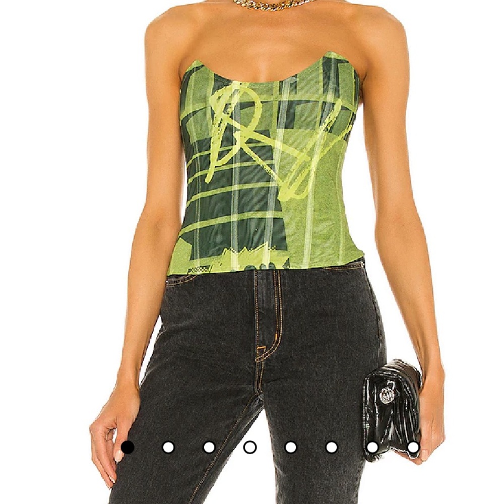 Miaou green corset